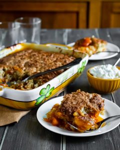 apricot cobbler